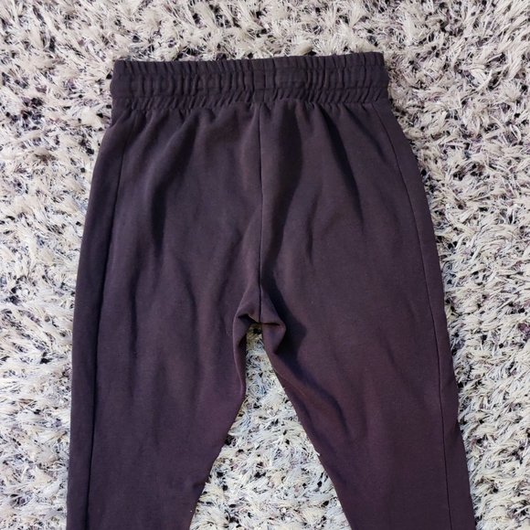 Embroidered Charcoal Grey Fitted Goose Joggers - Picture 4 of 7